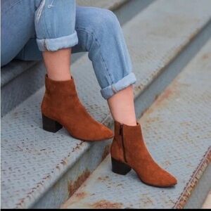 THURSDAY BOOT COMPANY Paloma Spice Suede Women's Casual Boots (Brown) NEW